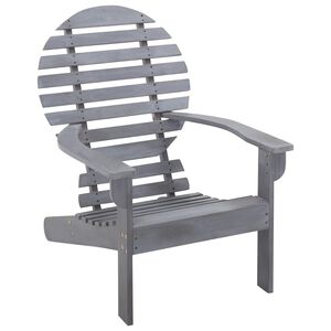 vidaXL Adirondack-tuoli t&auml;ysi akaasiapuu harmaa