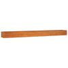 vidaXL Korotettu kukkalaatikko ruoste 600x80x45 cm Corten ter&auml;s