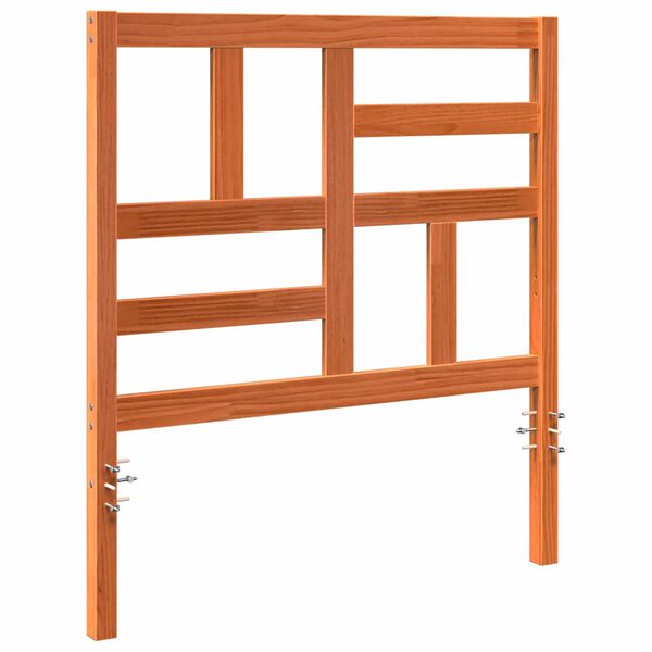 vidaXL S&auml;ngynp&auml;&auml;ty Vaha ruskea 80,5 x 4 x 104 cm Massiivinen m&auml;nty