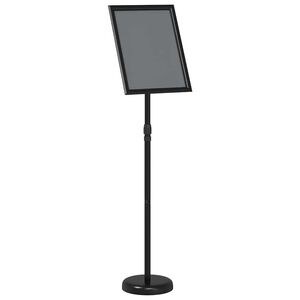 vidaXL Messun&auml;yt&ouml;t Musta 25 x 25 x 125 cm Alumiini