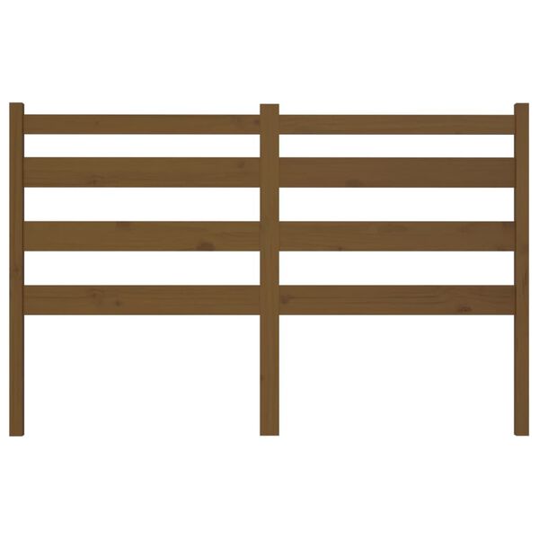 vidaXL S&auml;ngynp&auml;&auml;ty hunajanruskea 186x4x100 cm t&auml;ysi m&auml;nty