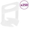 vidaXL Laattojen tasoitusklipsit 250 kpl 2 mm