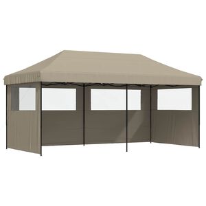 vidaXL Juhlateltta 292 x 580 x 315 cm Taupe Oxford-kangas