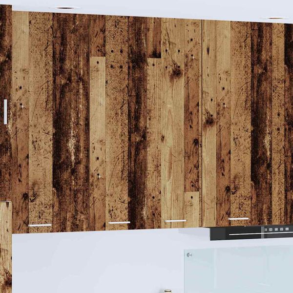 vidaXL Henkarikaappi ovella Vanha puu 60 x 31 x 100 cm Tekninen puu