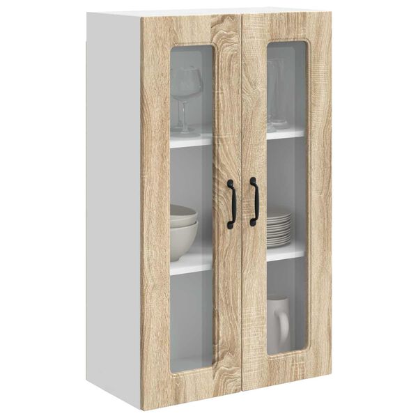 vidaXL Keitti&ouml;kaappi Kalmar Sonoman tammi 60 x 31 x 100 cm