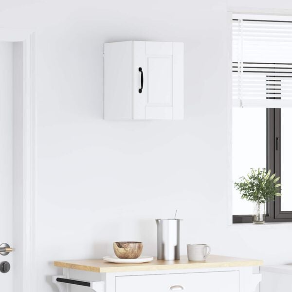 vidaXL Keitti&ouml;kaappi hyllyll&auml; Valkoinen 30 x 31 x 40 cm Tekninen puu