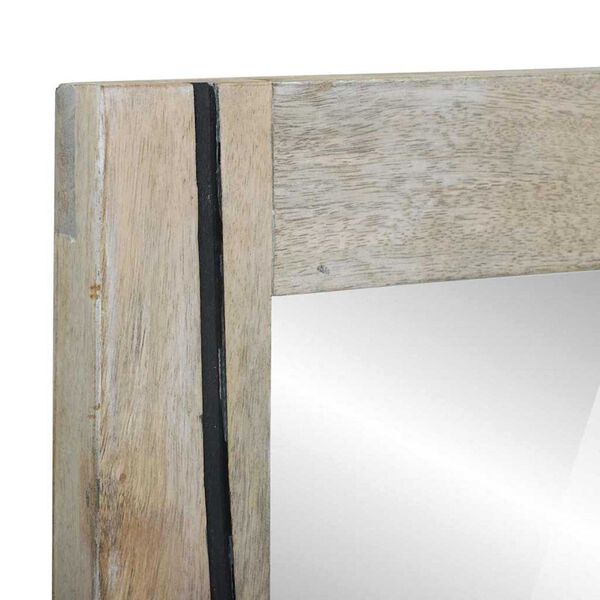 vidaXL Kylpyhuoneen peili peilillä Ruskea 70 x 50 x 2,5 cm