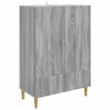 vidaXL Sivup&ouml;yt&auml; Harmaa sonoma 66 x 34,5 x 95 cm Tekninen puu