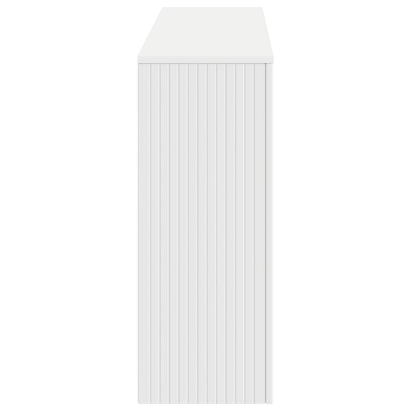 vidaXL Konsolip&ouml;yt&auml; Valkoinen 155 x 29 x 74 cm K&auml;sitelty puu