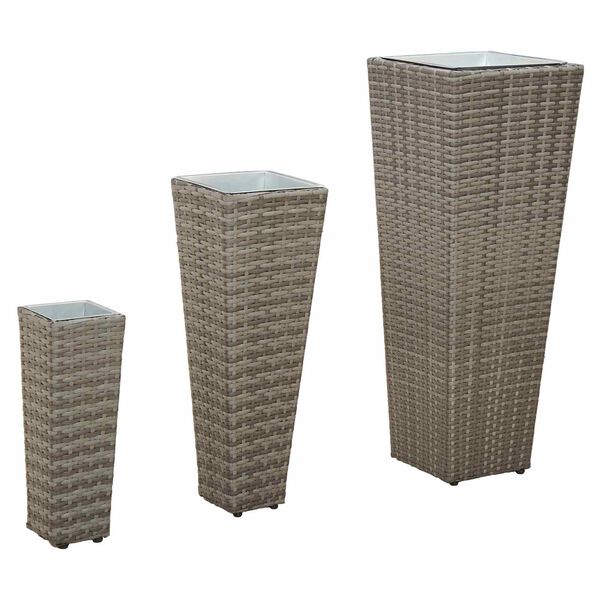 vidaXL Ulkosetti 3 pcs Metalli