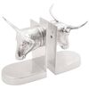 vidaXL Kirjatuet 2 kpl Hopea 21,5 x 15,5 x 20 cm Alumiini
