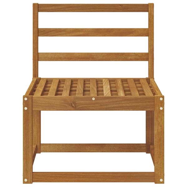 vidaXL Ulkotilan keskisohva Tihe&auml; akasiapuu Luonnollinen