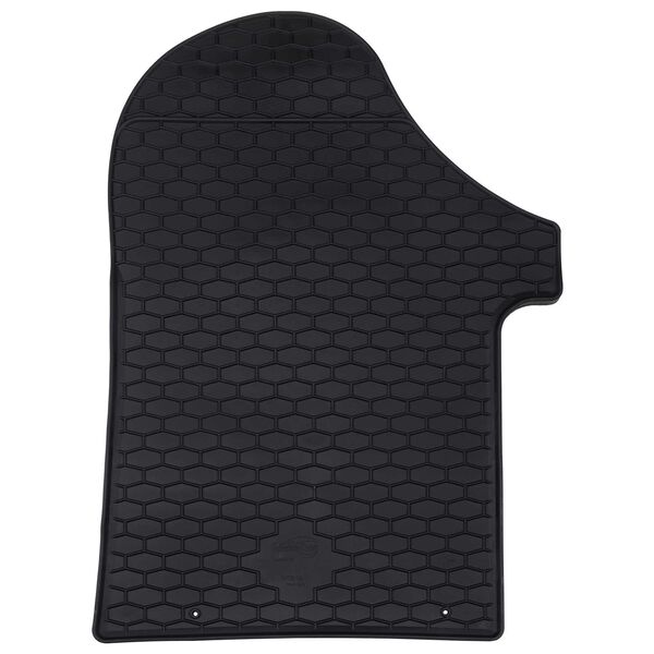 vidaXL Auton matto 2 pcs Musta TPE