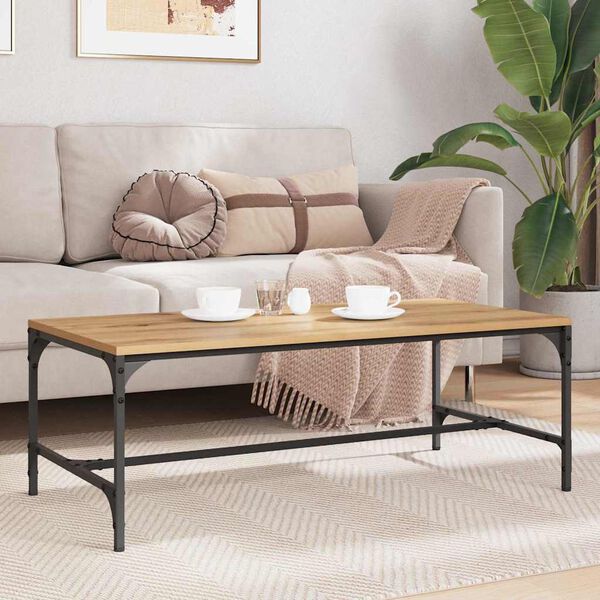 vidaXL Sohvap&ouml;yt&auml; Artisan tammi 100 x 50 x 35 cm Tekninen puu