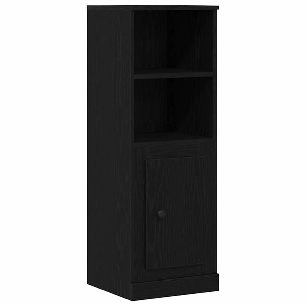 vidaXL Highboard Musta tammi. 36 x 35.5 x 103.5 cm Tekninen puu