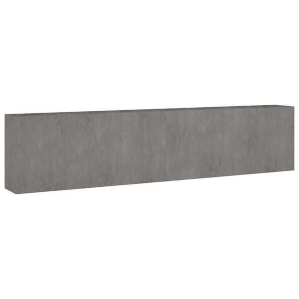 vidaXL Korotettu kukkalaatikko 360x40x80 cm Corten ter&auml;s