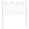 vidaXL Metallinen vaihtop&auml;&auml;ty valkoinen 75 cm