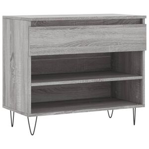 vidaXL Kenk&auml;kaappi harmaa Sonoma 70x36x60 cm tekninen puu