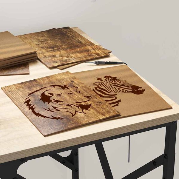 vidaXL Dekoripaneelit 50 pcs Savup&auml;hkin&auml; 15 x 21 x 0.27 cm