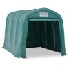 vidaXL Autotalliteltta PVC 2,4x3,6 m vihre&auml;