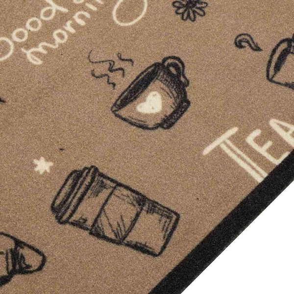 vidaXL Keitti&ouml;n pest&auml;v&auml; Morning ruskea 60x180 cm sametti