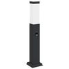 vidaXL Pollarivalaisin sensorilla 50 cm musta IP44