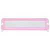 vidaXL Turvalaita sänkyyn pinkki 120x42 cm polyesteri