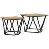 vidaXL Sivup&ouml;yt&auml;setti 2 pcs Artisan tammi 50 x 50 x 40 cm