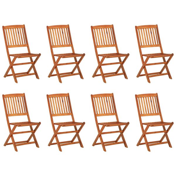 vidaXL 9-osainen Puutarharuokailuryhm&auml; 220x90x75 cm t&auml;ysi akaasiapuu