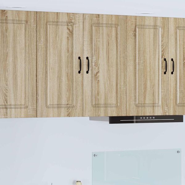 vidaXL Keitti&ouml;kaappi Kalmar Sonoman tammi 80 x 31 x 80 cm Tekninen puu