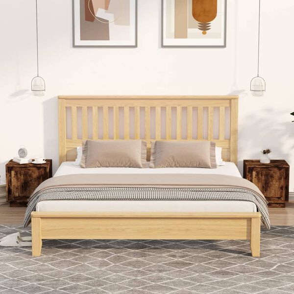 vidaXL Y&ouml;p&ouml;yd&auml;t 2 kpl savutammi 44x35x45 cm tekninen puu