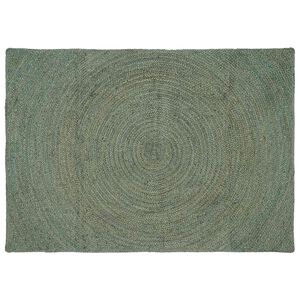 vidaXL Alue matot Oliivinvihre&auml; 140 x 200 cm Juutti