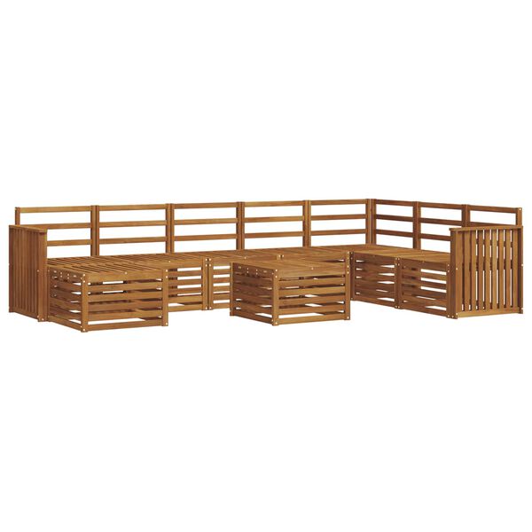 vidaXL Sohvasarjat Luonnollinen Tihe&auml; akasiapuu