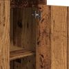 vidaXL Kaappi vanha puu 36x35,5x103,5 cm tekninen puu