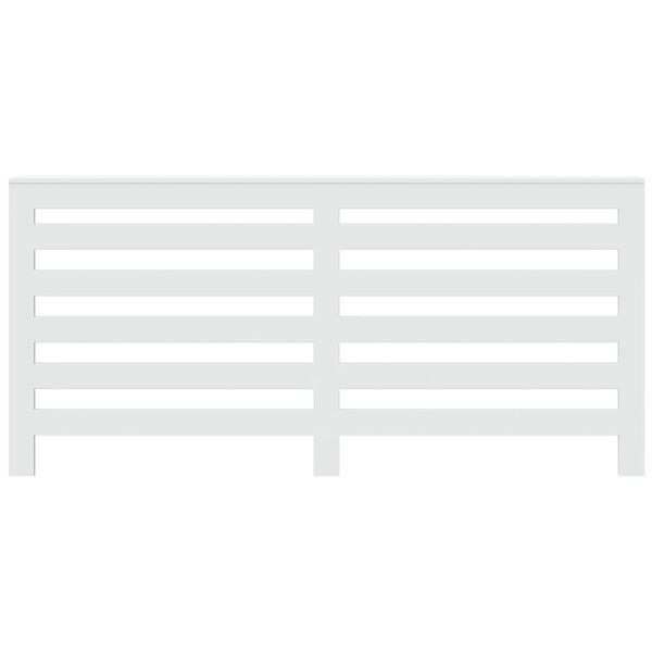 vidaXL Lämpöpatterin suoja valkoinen 175x20x82 cm tekninen puu