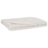 vidaXL Painopeitto valkoinen 135 x 200 cm 6 kg 100% Puuvilla 205T