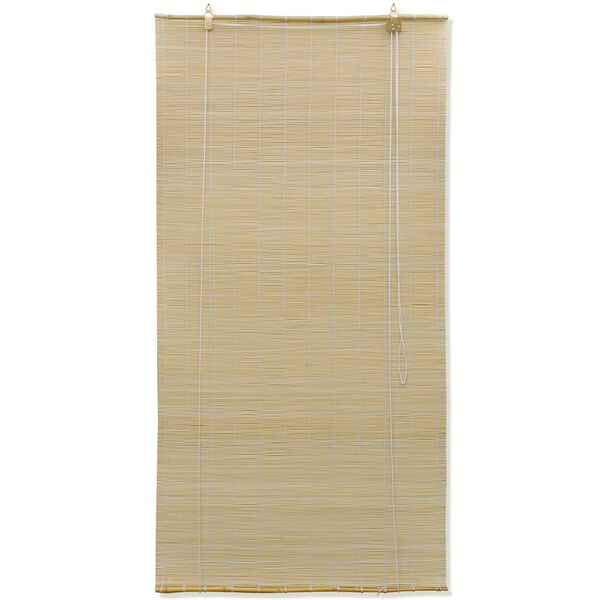 vidaXL Rullaverho bambu 140x220 cm luonnollinen