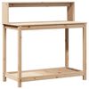 vidaXL Ruukutusp&ouml;yt&auml; hyllyll&auml; 108x50x109,5 cm t&auml;ysi m&auml;nty