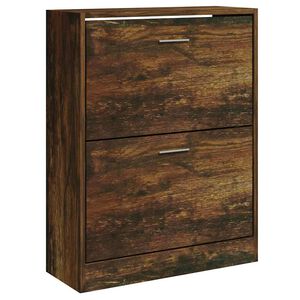 vidaXL Kenk&auml;kaappi savutammi 63x24x81 cm tekninen puu