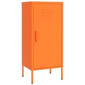 vidaXL Varastokaappi oranssi 42,5x35x101,5 cm ter&auml;s
