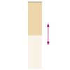 vidaXL Rullaverho Blackout Beige 60x210 cm Kankaan leveys 55,7 cm
