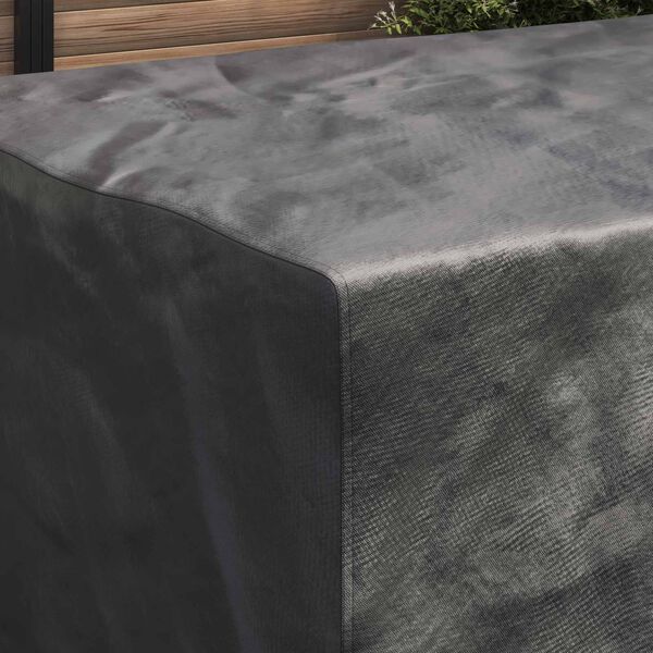 vidaXL Huonekalusuojus Yksiv&auml;rinen Musta 230 x 165 x 80 cm 420D