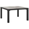 vidaXL Ulkosohvap&ouml;yt&auml; harmaa 55x55x31 cm DPC ja ter&auml;s