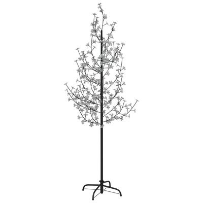 vidaXL Kirsikankukka LED-puu lämmin valkoinen 220 LED-valoa 220 cm