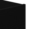 vidaXL Y&ouml;p&ouml;yt&auml;kaappi Musta tammi. 50 x 39 x 41 cm Tekninen puu