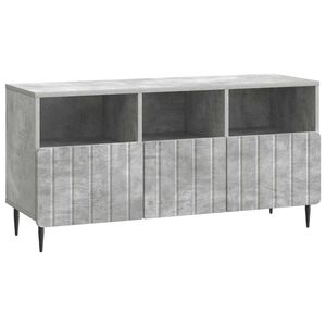 vidaXL TV-kaappi Betoninharmaa 102 x 34,5 x 50 cm Tekninen puu