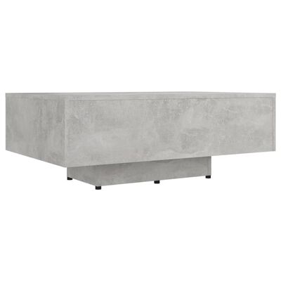 vidaXL Sohvapöytä betoninharmaa 85x55x31 cm lastulevy