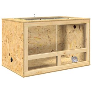vidaXL Terrarium Ruskea 80 x 50 x 50 cm OSB