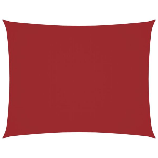 vidaXL Aurinkopurje Oxford-kangas suorakaide 4x5 m punainen