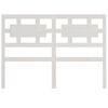 vidaXL S&auml;ngynp&auml;&auml;ty valkoinen 205,5x4x100 cm t&auml;ysi m&auml;nty